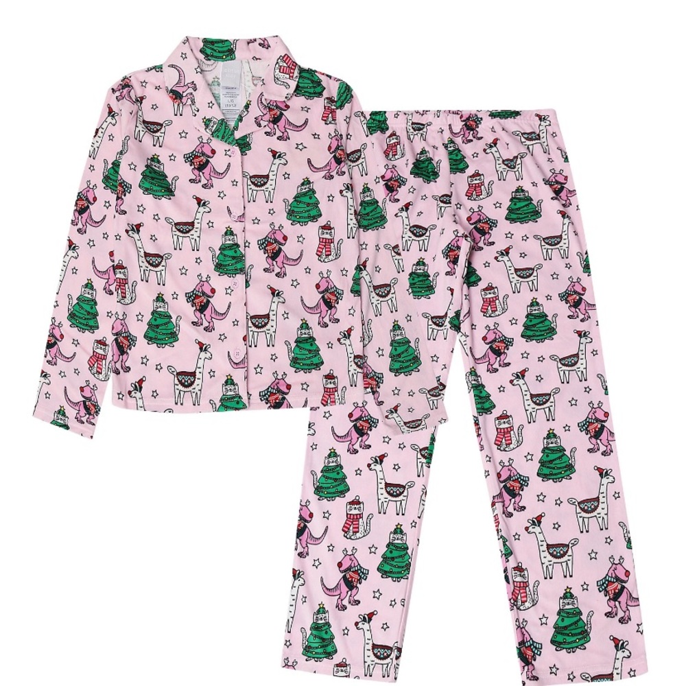 Girls Christmas Pajama size 8 NEW